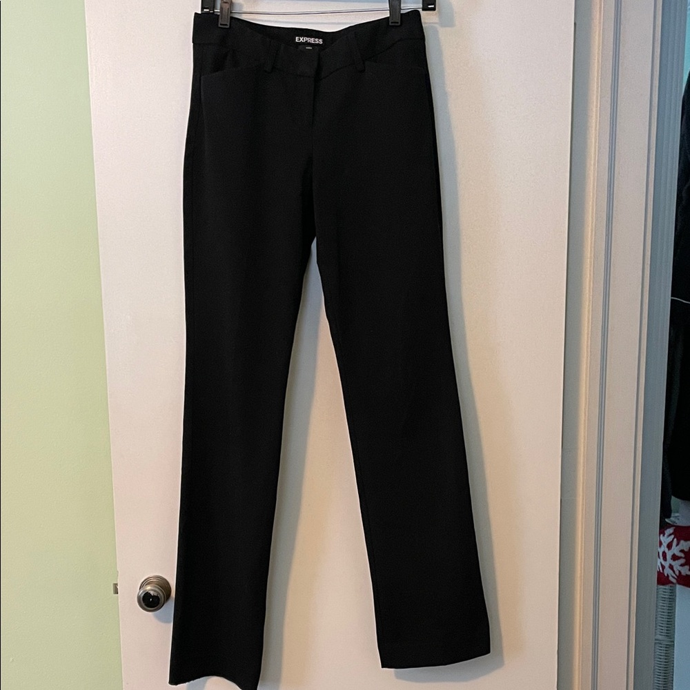 Express Editor Classic Black Trousers